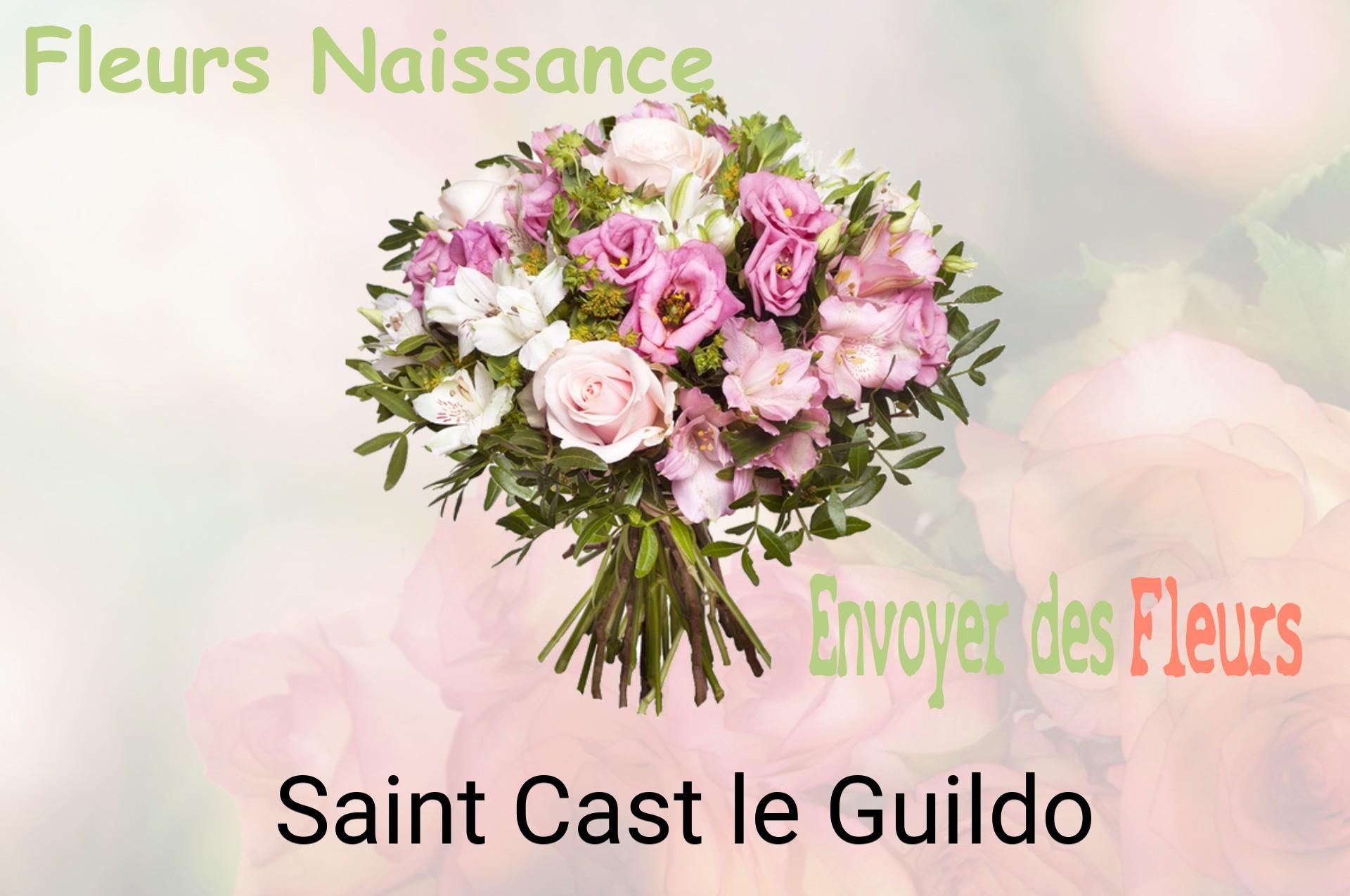 Bouquet de fleurs de naissance livré à Saint-Cast-le-Guildo