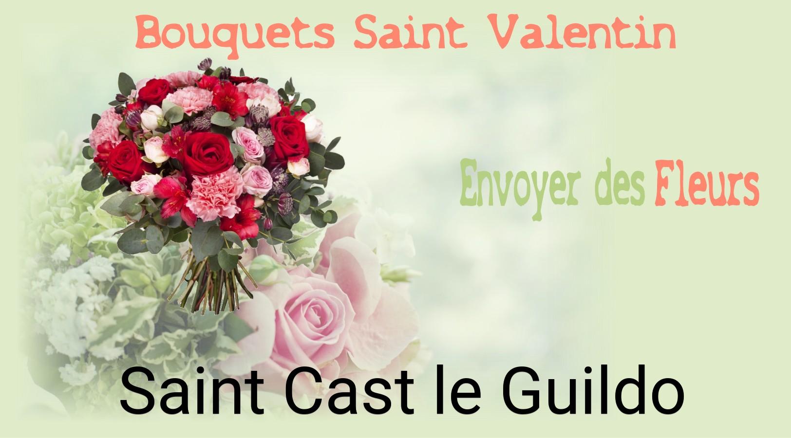 Roses de Saint-Valentin livrées à Saint-Cast-le-Guildo